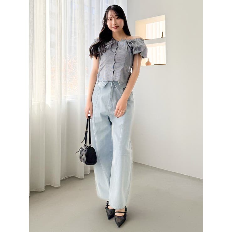 2WAYバルーンスリーブギャザーブラウス | dazzlin | 詳細画像29 