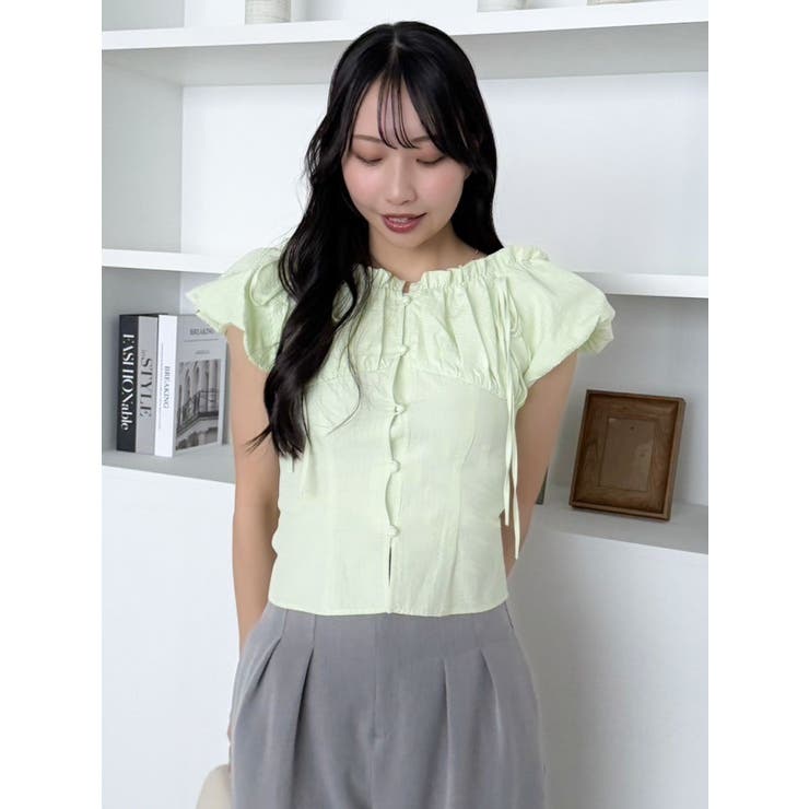 2WAYバルーンスリーブギャザーブラウス | dazzlin | 詳細画像31 