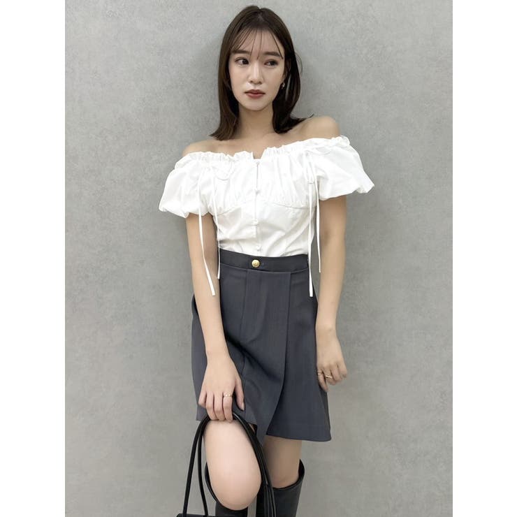 2WAYバルーンスリーブギャザーブラウス | dazzlin | 詳細画像34 