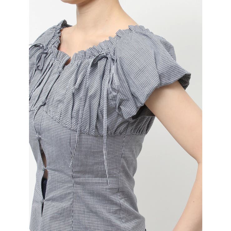 2WAYバルーンスリーブギャザーブラウス | dazzlin | 詳細画像42 