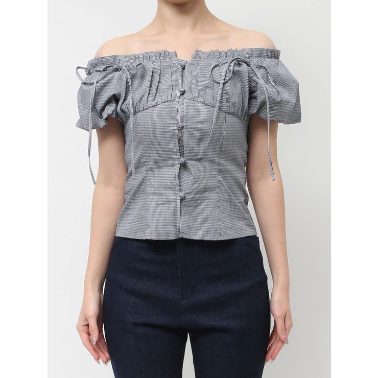 2WAYバルーンスリーブギャザーブラウス | dazzlin | 詳細画像45 