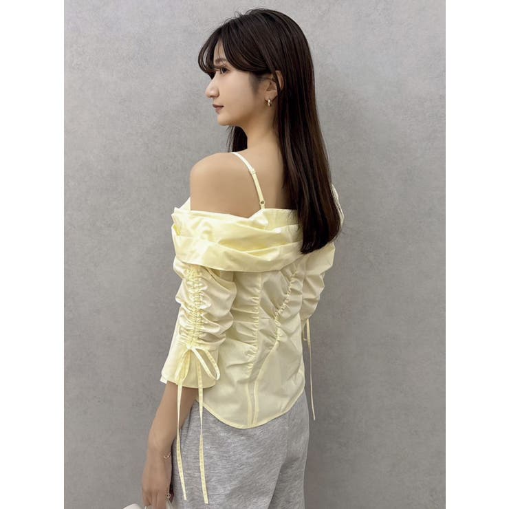 アシメギャザーブラウス | dazzlin | 詳細画像36 