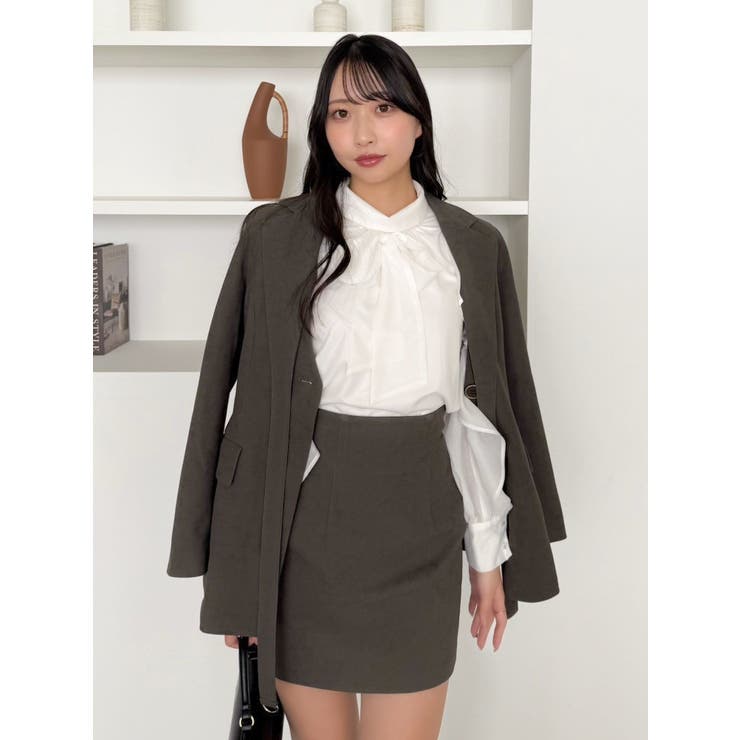 フリルリボン2WAY長袖ブラウス | dazzlin | 詳細画像16 