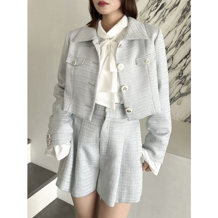 フリルリボン2WAY長袖ブラウス | dazzlin | 詳細画像8 