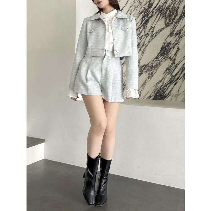 フリルリボン2WAY長袖ブラウス | dazzlin | 詳細画像9 