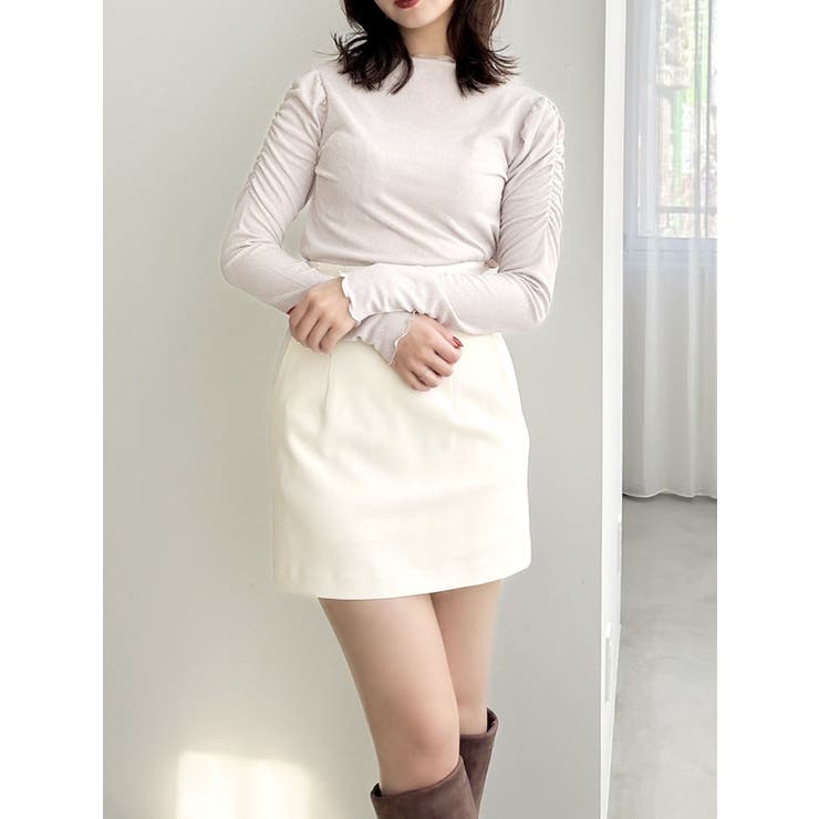 dolce. 新品未使用 リリートップス（白） 楽天市場】【スーパーSALE 33%OFF】[ 衿付き tシャツ 長袖 綿100