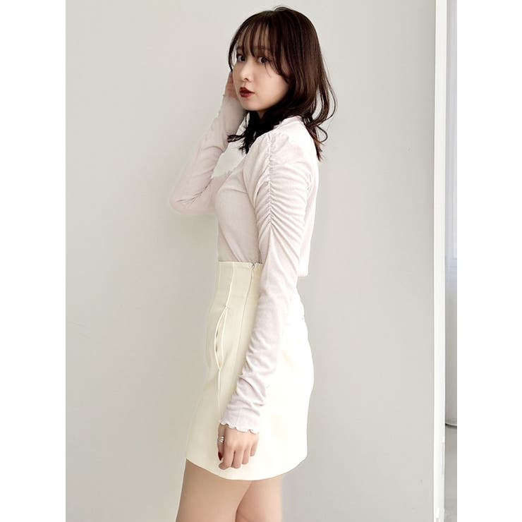 OFF-WHITE ロコテフロンクスリフリフミニトレス 【関税込】 XSサイズあり【an /アン】オフショルダー/ 袖あり/ ハーフ