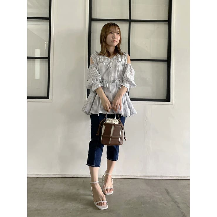 ハイウエストカプリパンツ | dazzlin | 詳細画像13 