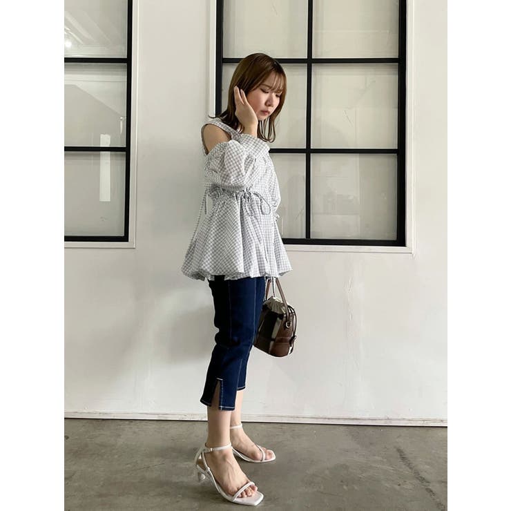 ハイウエストカプリパンツ | dazzlin | 詳細画像15 