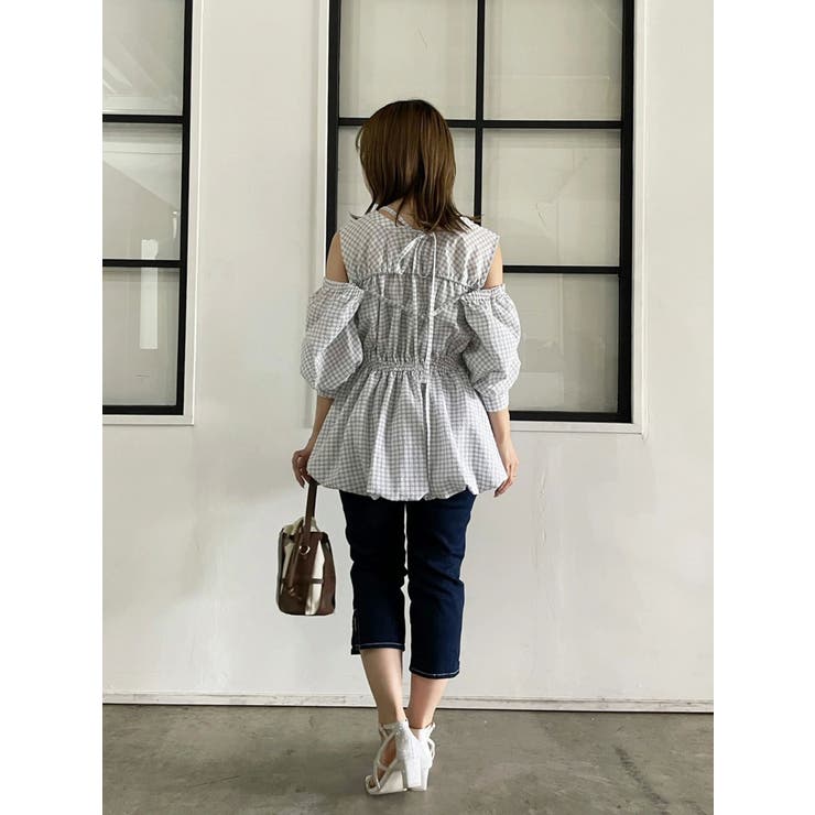 ハイウエストカプリパンツ | dazzlin | 詳細画像16 