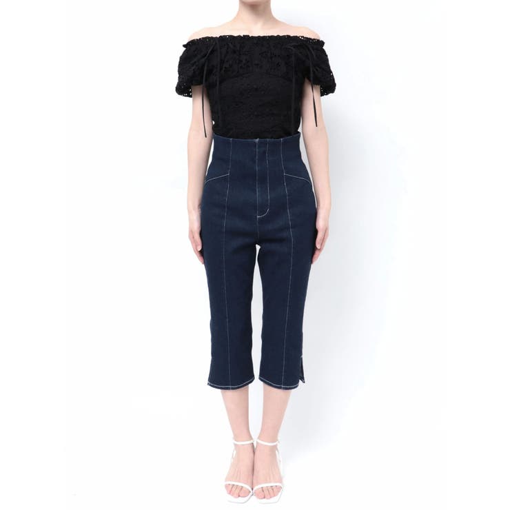 ハイウエストカプリパンツ | dazzlin | 詳細画像25 