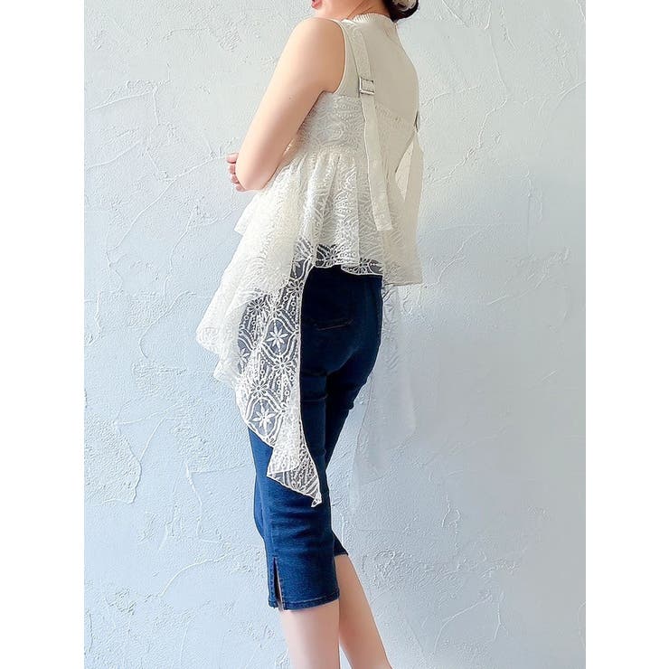 ハイウエストカプリパンツ | dazzlin | 詳細画像5 