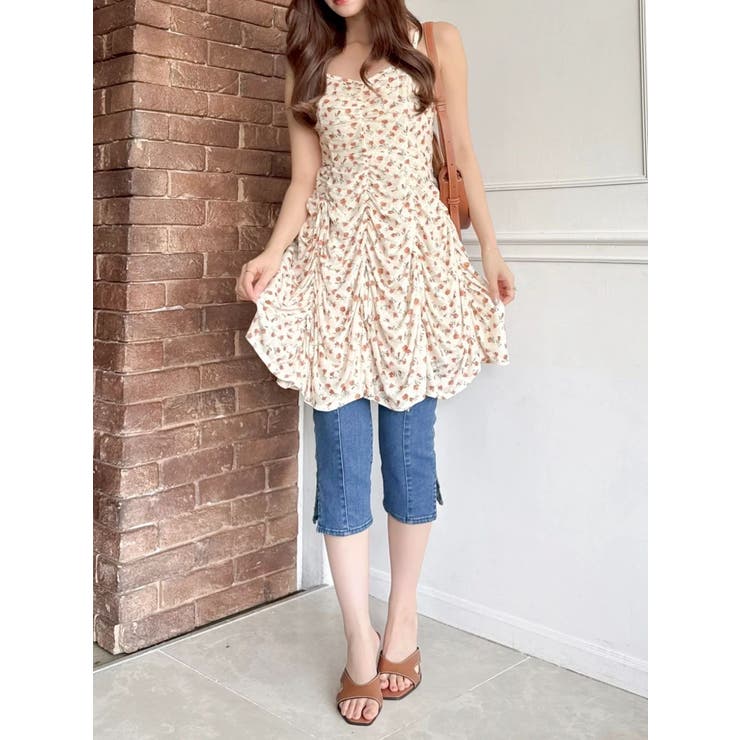 ハイウエストカプリパンツ | dazzlin | 詳細画像9 