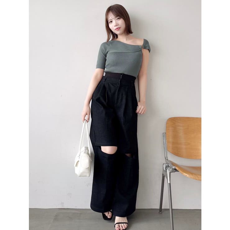 ダブルオープンカーゴパンツ | dazzlin | 詳細画像3 