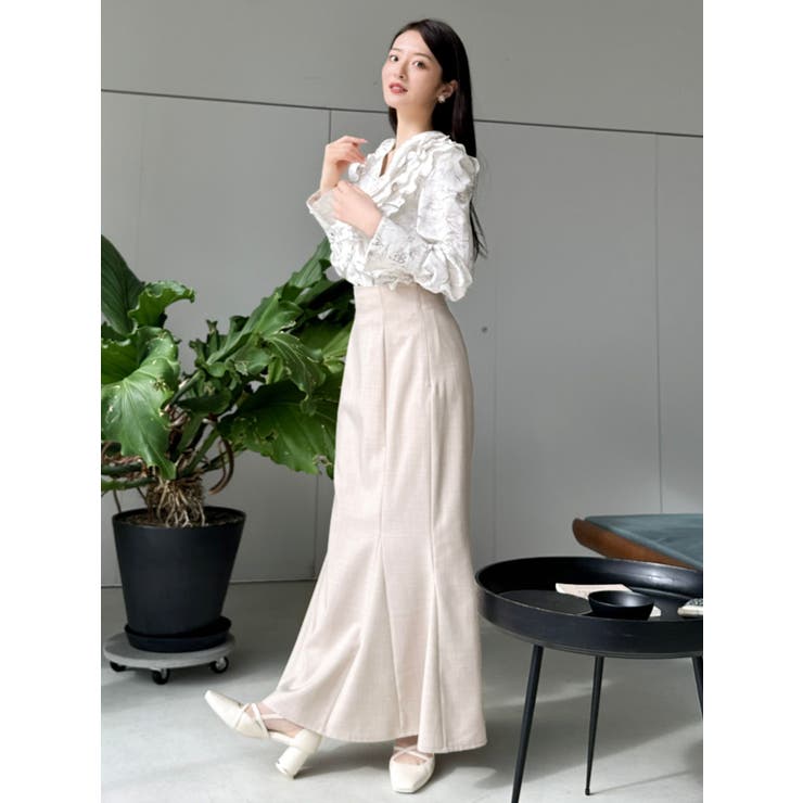 ハイウエストアソートナロースカート | dazzlin | 詳細画像14 