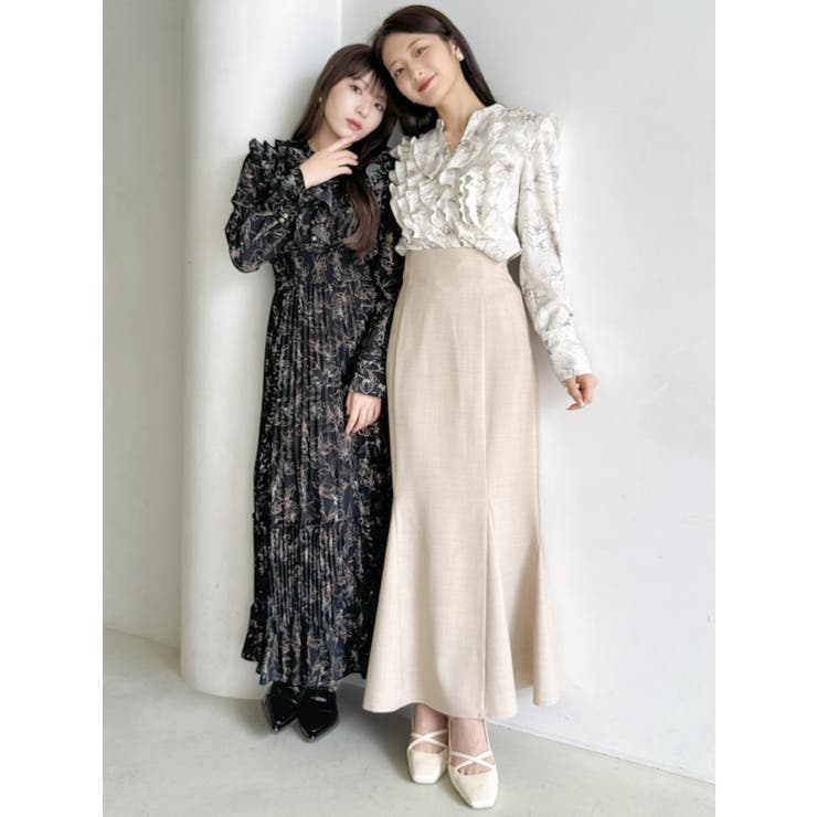 ハイウエストアソートナロースカート | dazzlin | 詳細画像19 