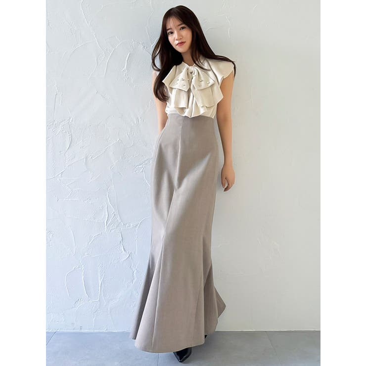 ハイウエストアソートナロースカート | dazzlin | 詳細画像2 