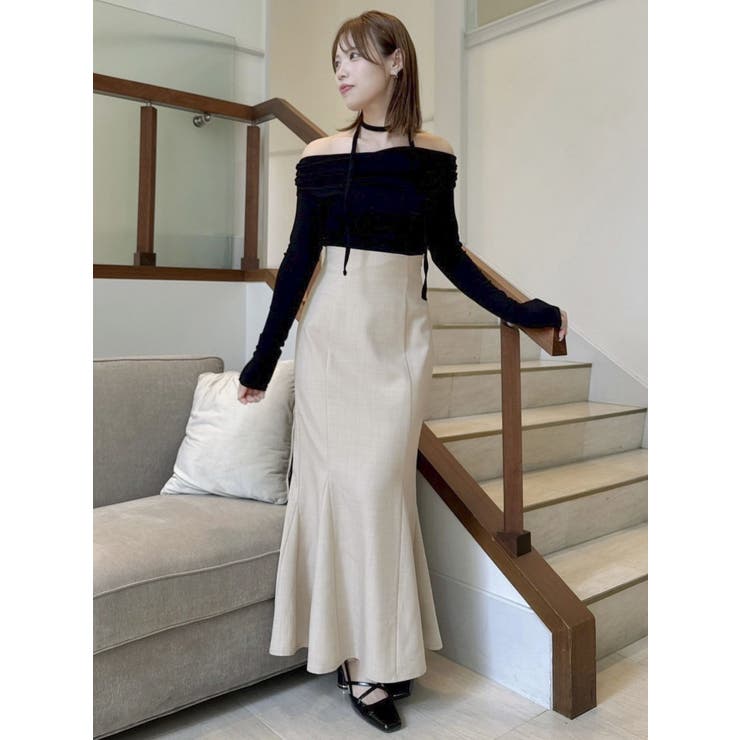 ハイウエストアソートナロースカート | dazzlin | 詳細画像24 