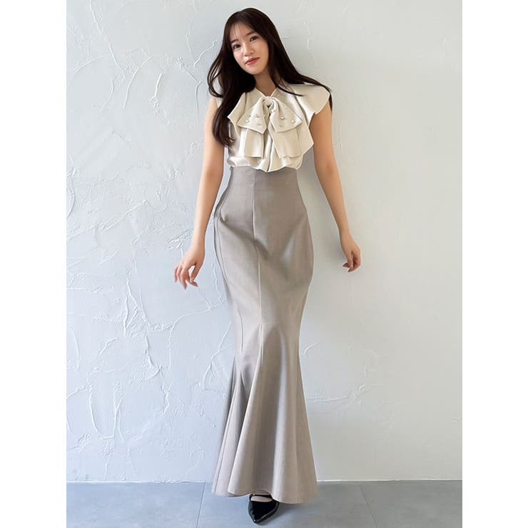 ハイウエストアソートナロースカート | dazzlin | 詳細画像3 