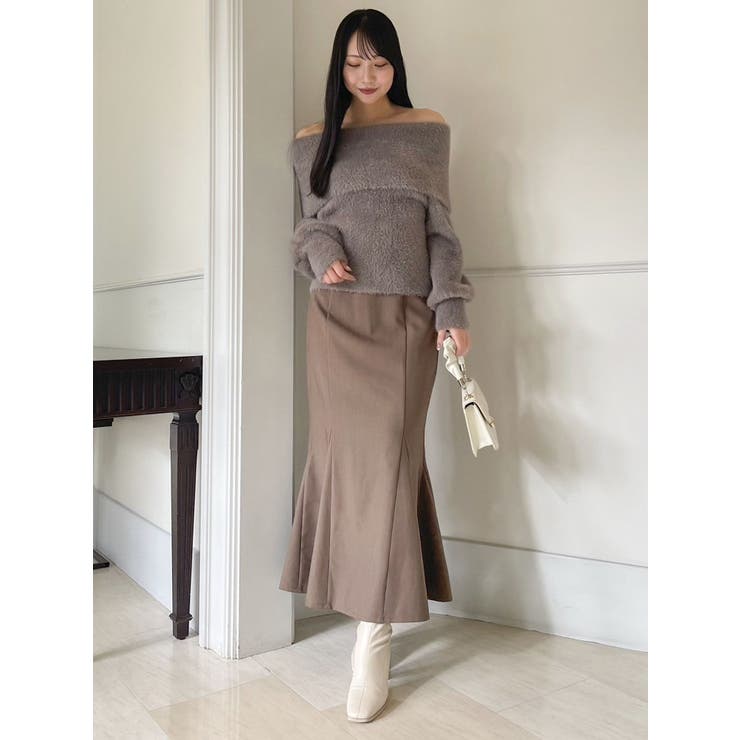 ハイウエストアソートナロースカート | dazzlin | 詳細画像45 