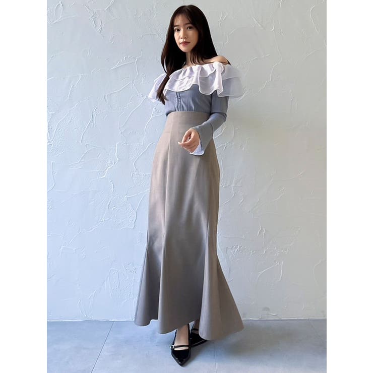 ハイウエストアソートナロースカート[品番：MKSW0062404