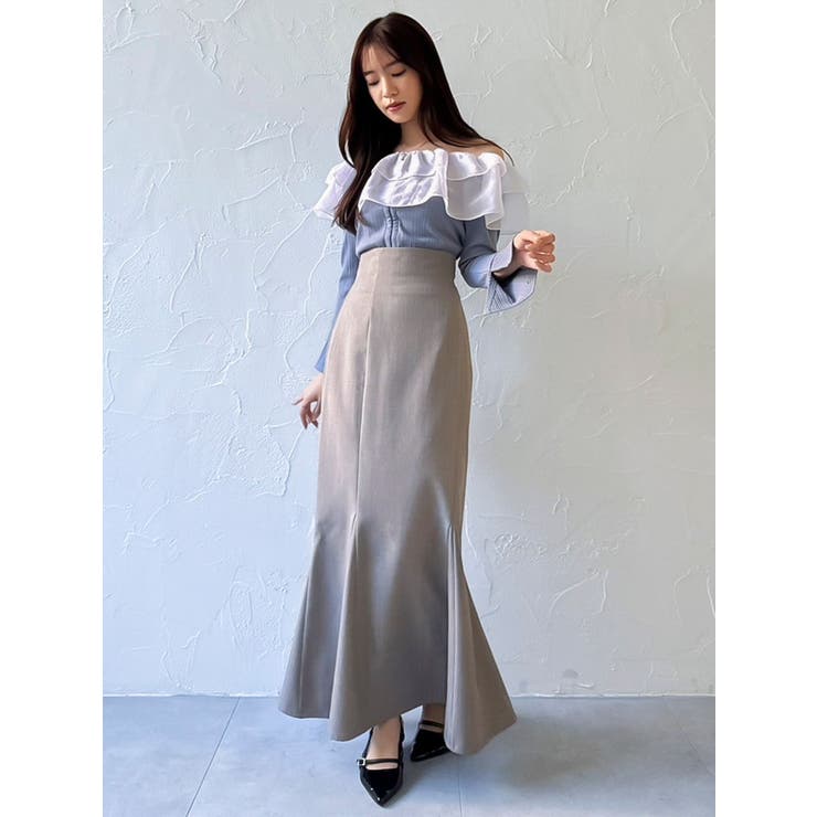 ハイウエストアソートナロースカート | dazzlin | 詳細画像6 