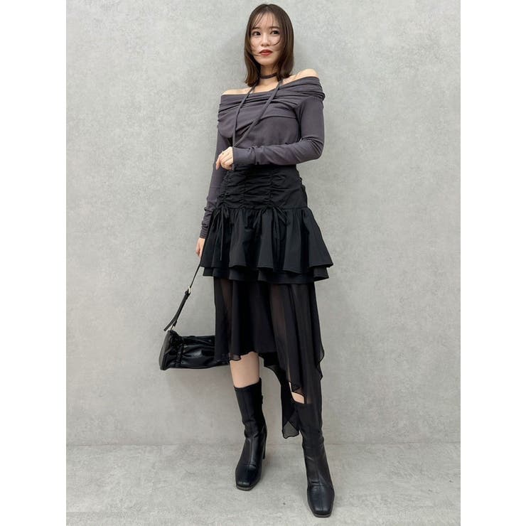 2ピースティアードミニスカート | dazzlin | 詳細画像14 