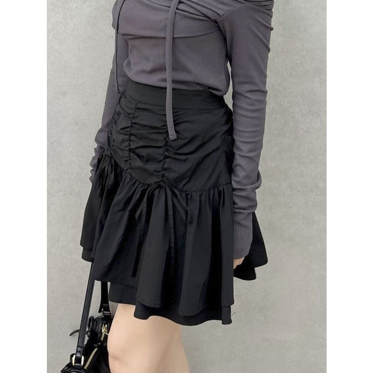 2ピースティアードミニスカート | dazzlin | 詳細画像16 