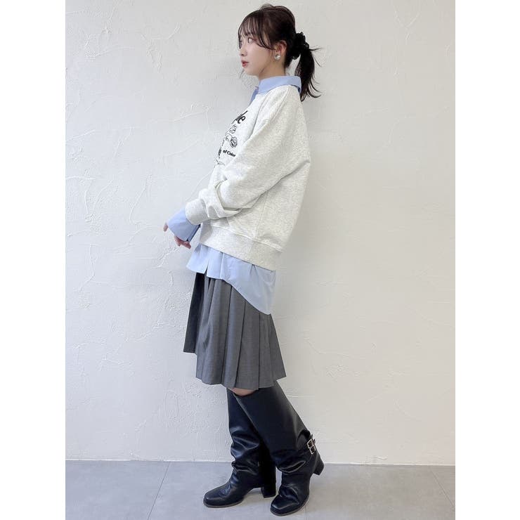 ジップスリットミディスカート | dazzlin | 詳細画像14 