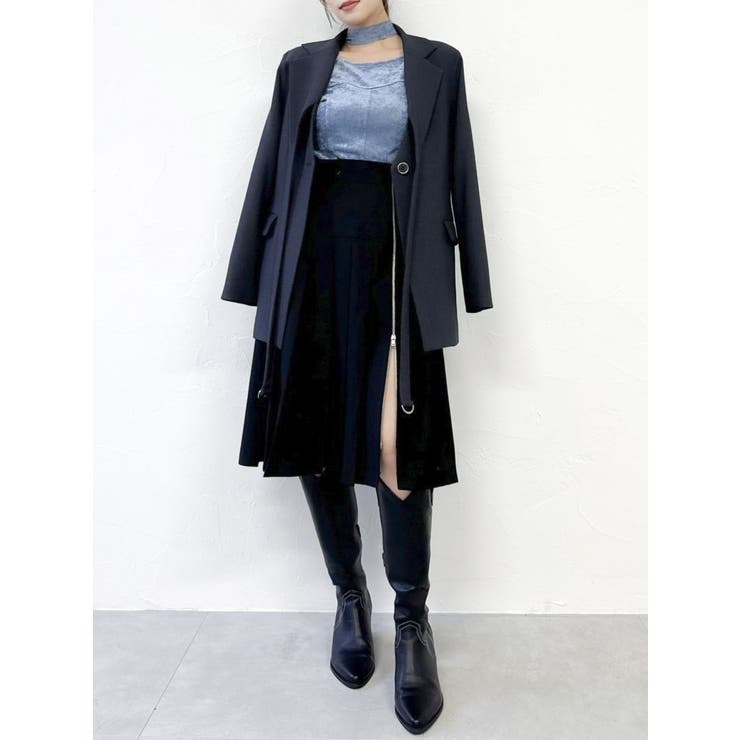 ジップスリットミディスカート | dazzlin | 詳細画像20 