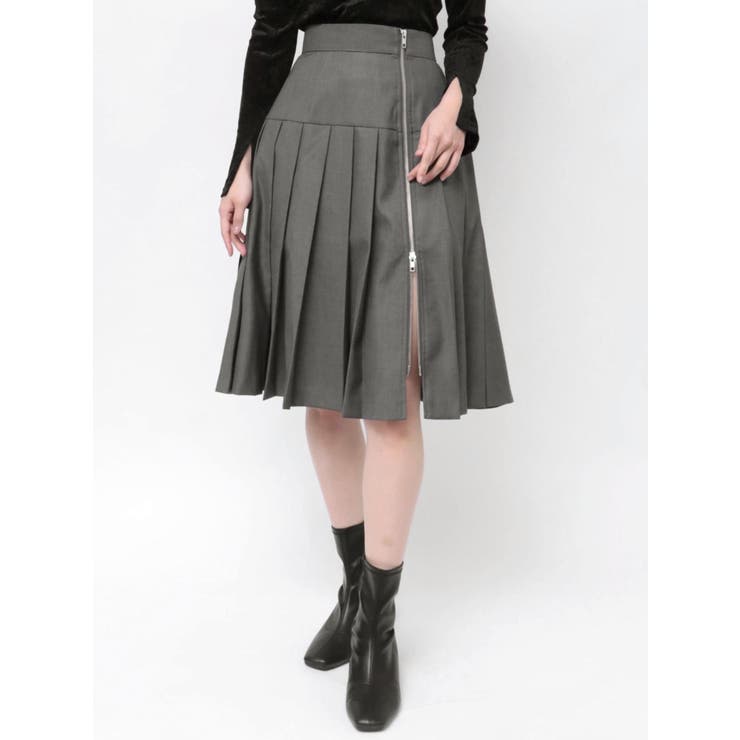 ジップスリットミディスカート | dazzlin | 詳細画像28 