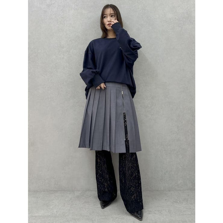 ジップスリットミディスカート | dazzlin | 詳細画像9 