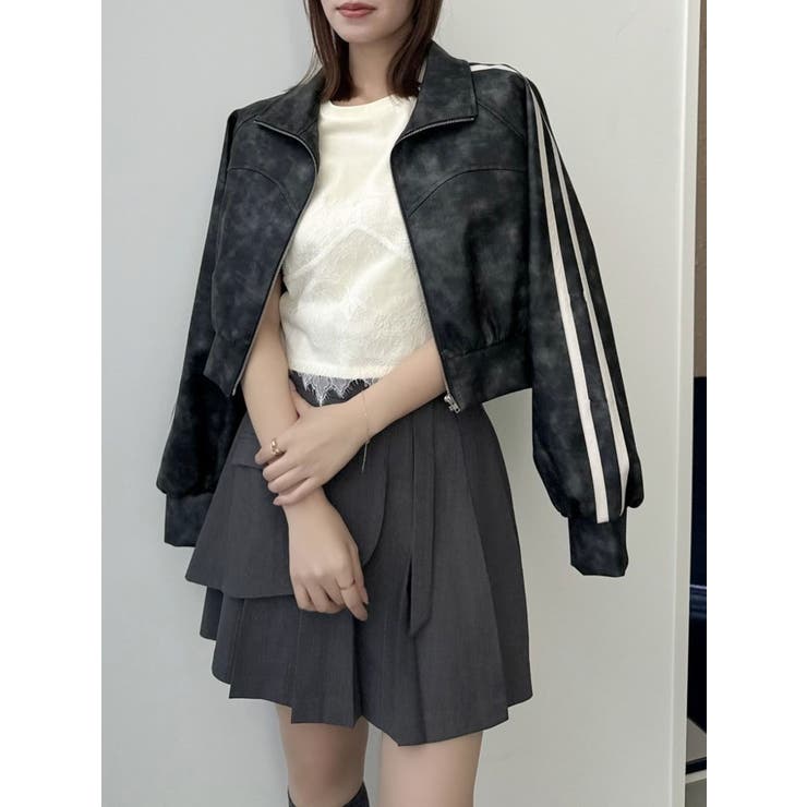 レイヤードプリーツミニスカート | dazzlin | 詳細画像15 