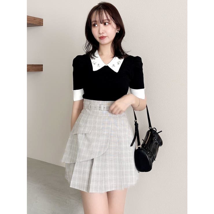 レイヤードプリーツミニスカート | dazzlin | 詳細画像17 