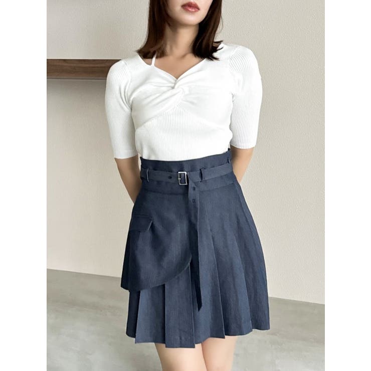 レイヤードプリーツミニスカート | dazzlin | 詳細画像33 