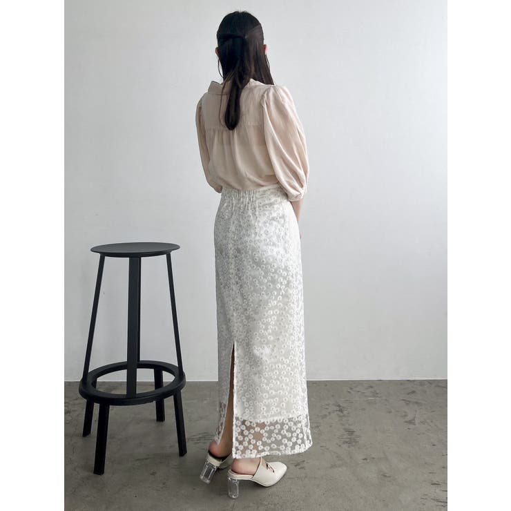 【藤井サチコラボ】マーガレットフラワータイトスカート | dazzlin | 詳細画像19 