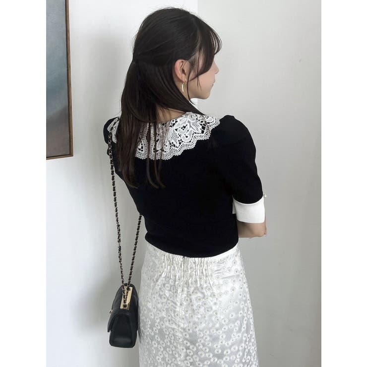 【藤井サチコラボ】マーガレットフラワータイトスカート | dazzlin | 詳細画像26 