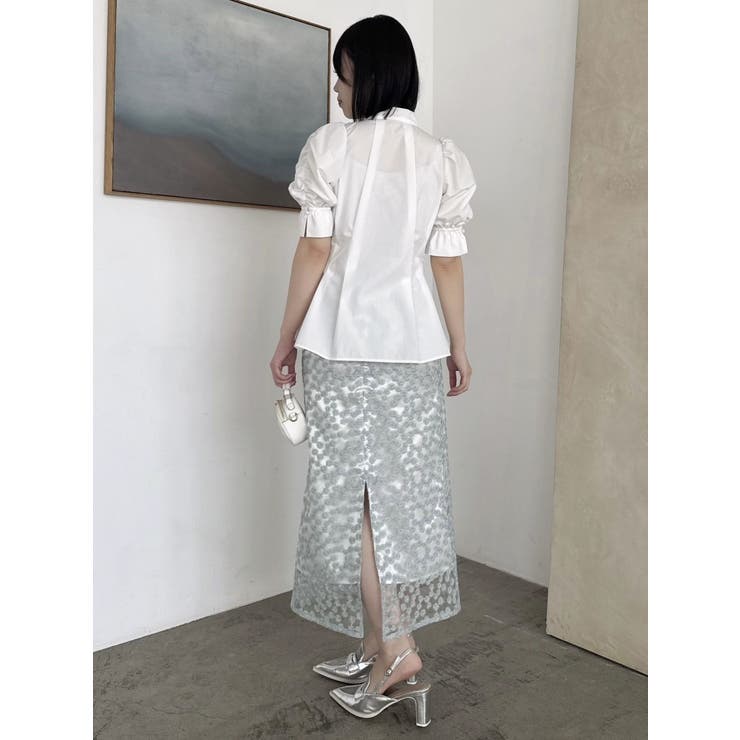 【藤井サチコラボ】マーガレットフラワータイトスカート | dazzlin | 詳細画像36 