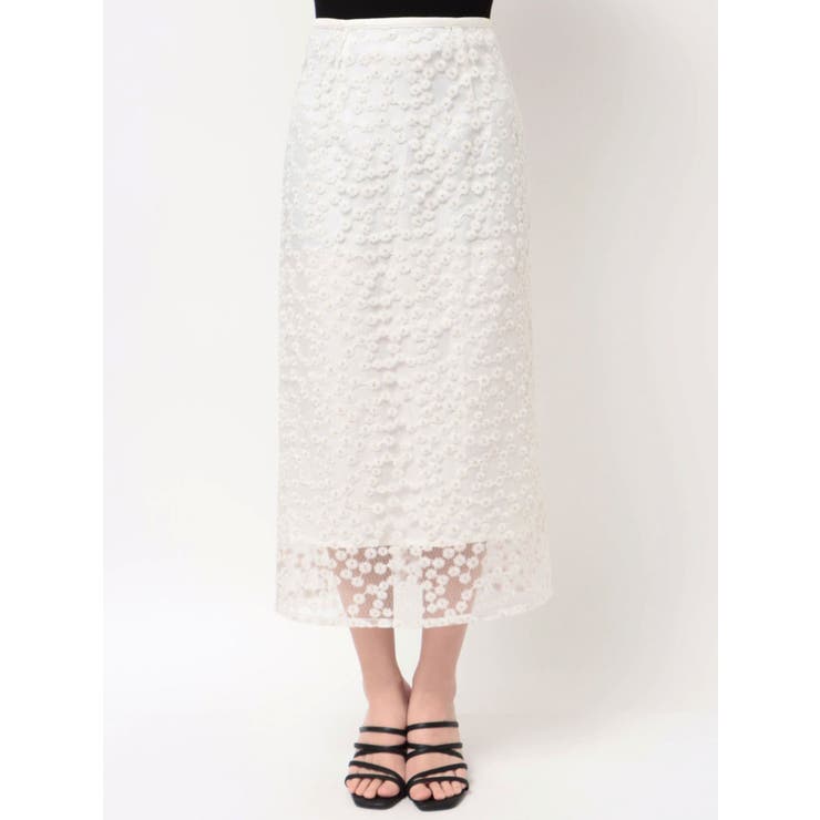 【藤井サチコラボ】マーガレットフラワータイトスカート | dazzlin | 詳細画像40 