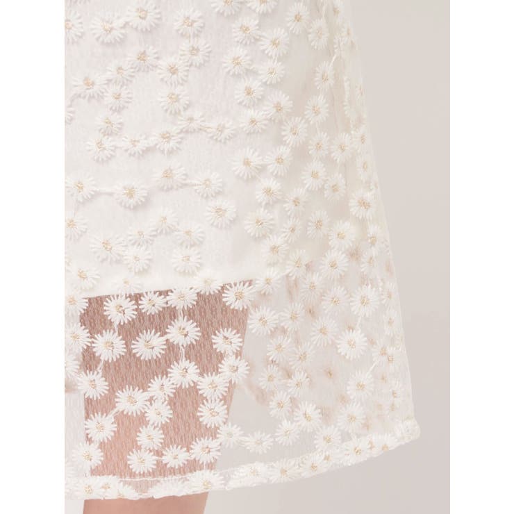 【藤井サチコラボ】マーガレットフラワータイトスカート | dazzlin | 詳細画像44 