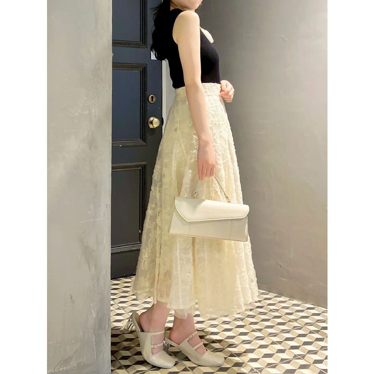 【再生産】スパンコールチュールスカート | dazzlin | 詳細画像49 