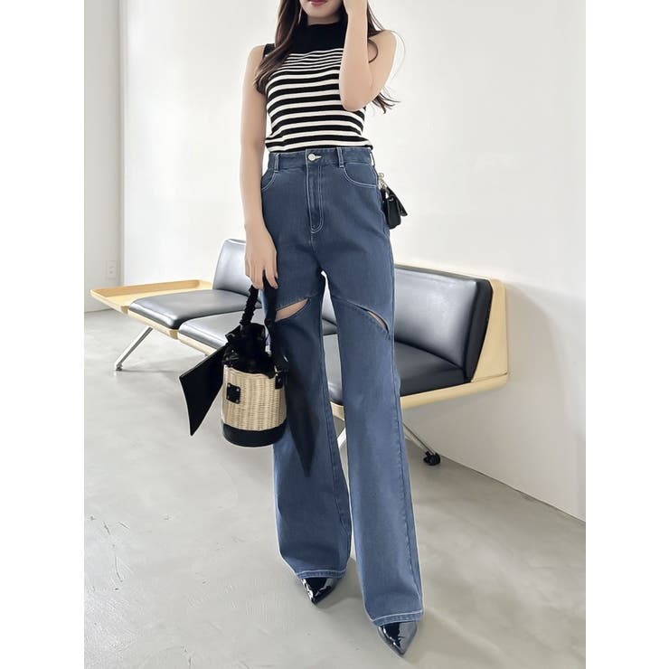 リボンハンドルカゴバッグ[品番：MKSW0063997]｜dazzlin（ダズリン）の