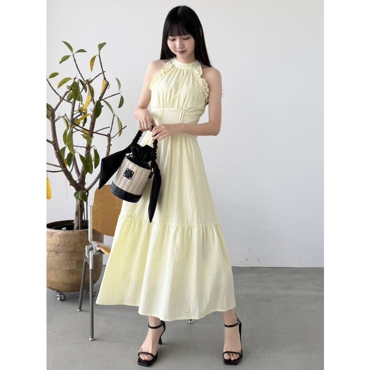 リボンハンドルカゴバッグ[品番：MKSW0063997]｜dazzlin（ダズリン）の