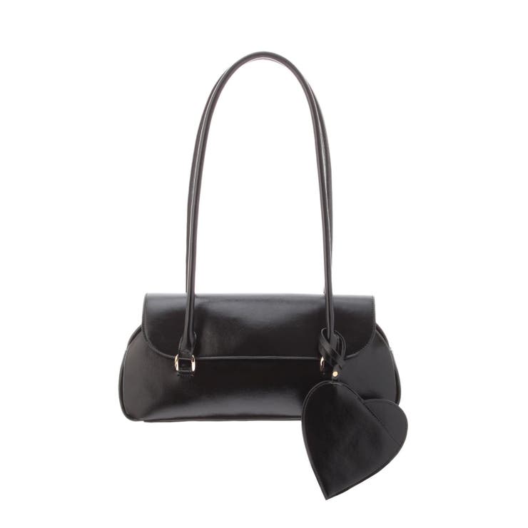 ハートチャームスクエアボックスバッグ[品番：MKSW0062953]｜dazzlin