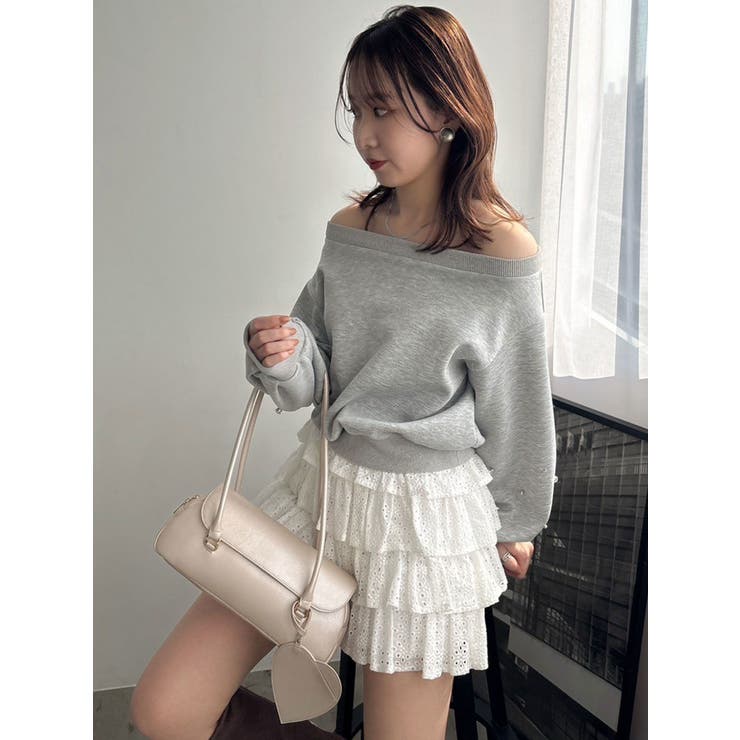 ハートチャームスクエアボックスバッグ | dazzlin | 詳細画像3 