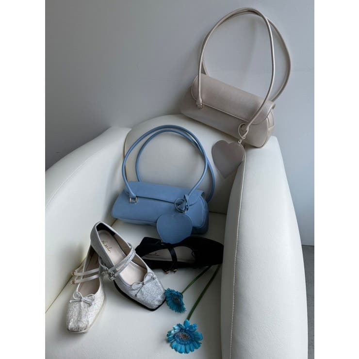 ハートチャームスクエアボックスバッグ | dazzlin | 詳細画像5 