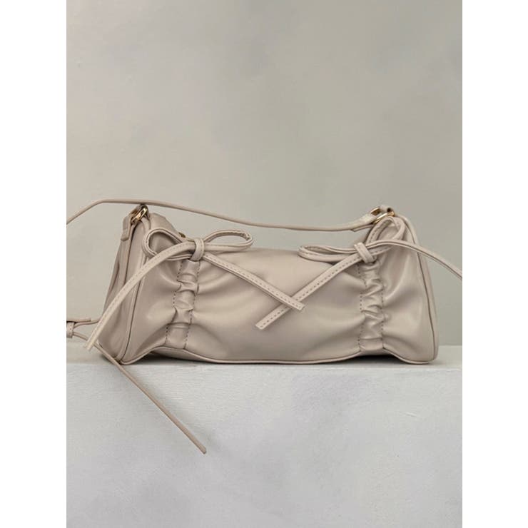 ダブルギャザーリボンバッグ | dazzlin | 詳細画像1 