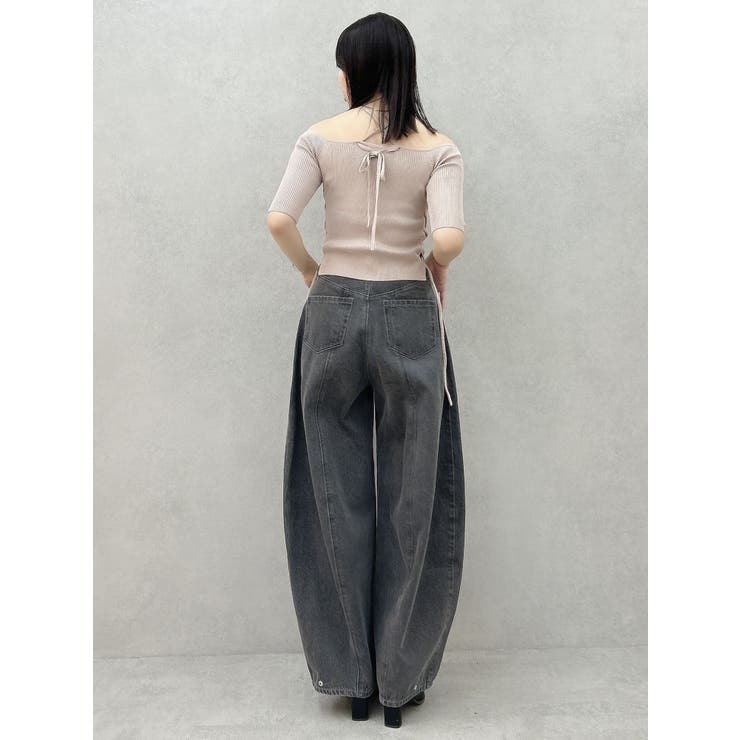 カーブタックデニムパンツ[品番：MKSW0062690]｜dazzlin