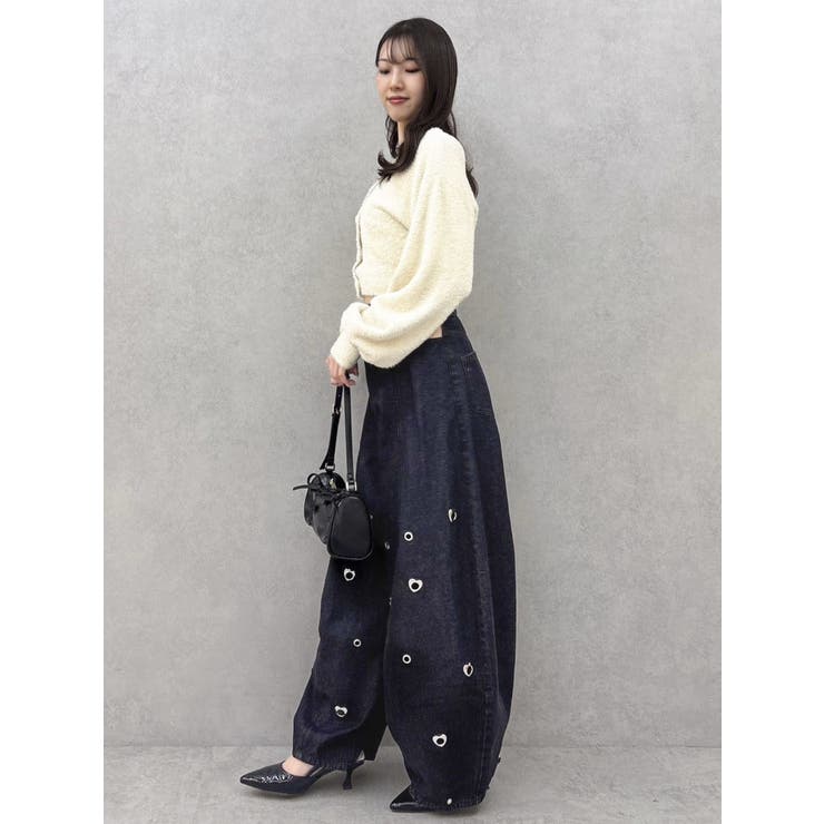 カーブタックデニムパンツ[品番：MKSW0062690]｜dazzlin