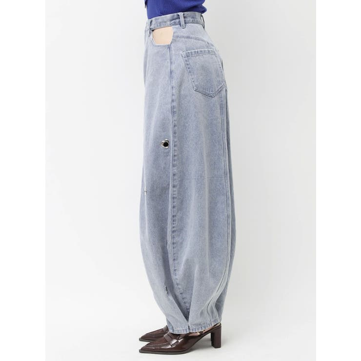 カーブタックデニムパンツ | dazzlin | 詳細画像22 